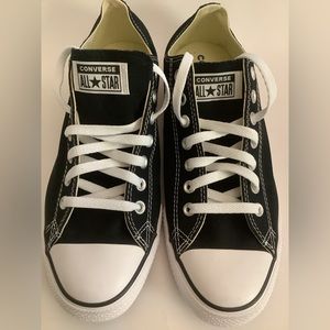 Converse All Star Canvas Low Top Sneakers Black Men 10 Women 12, 167493F